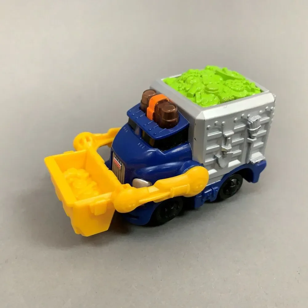 Fisher‎ Price Geo Trax Garbage Trash Truck 2006 Push Toy Sounds Lights 2126CK